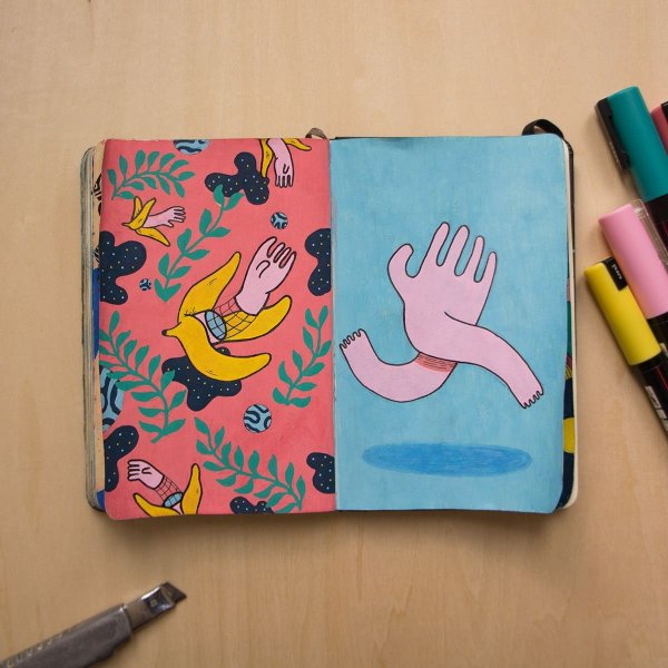 Нарисовать открытку