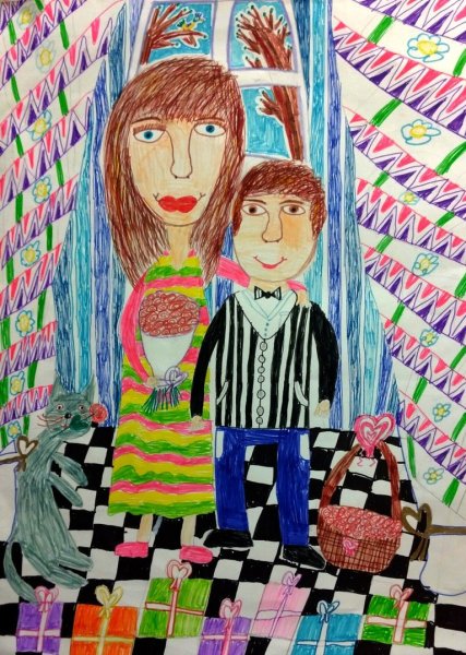 Детские рисунки мамы