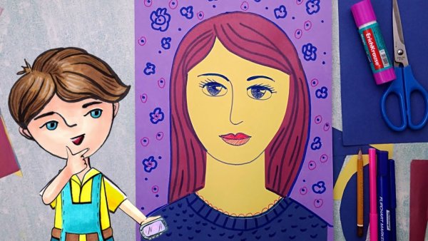 Рисунок для мамы фломастерами