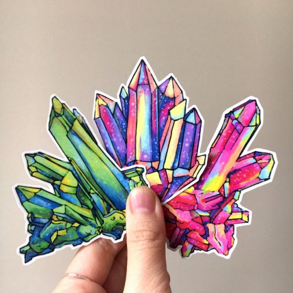 Рисование кристаллов