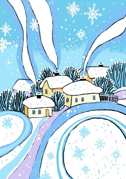 Зимние рисунки