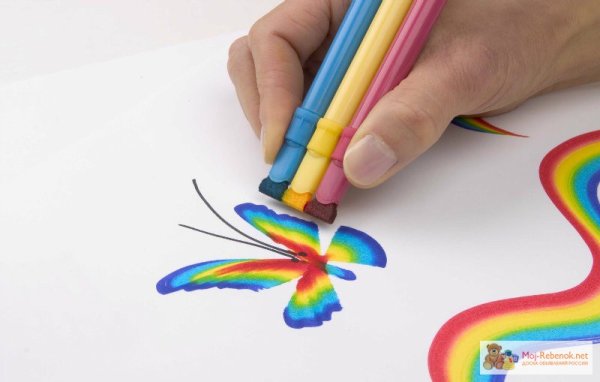 Радуга фломастерами