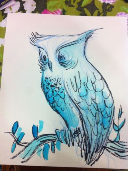 Рисование цветными ручками