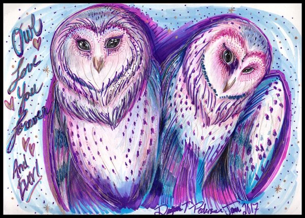 Каким цветом раскрасить сову