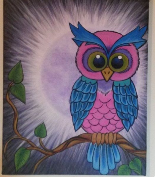 Совушки на ветке