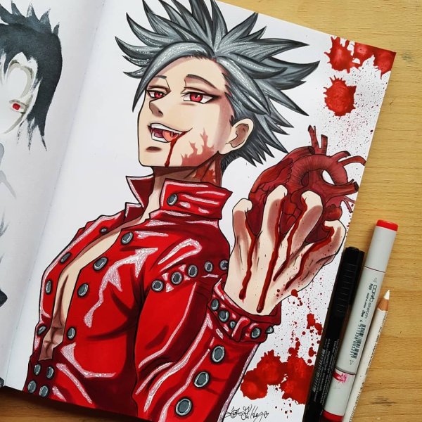 Аниме парни маркерами