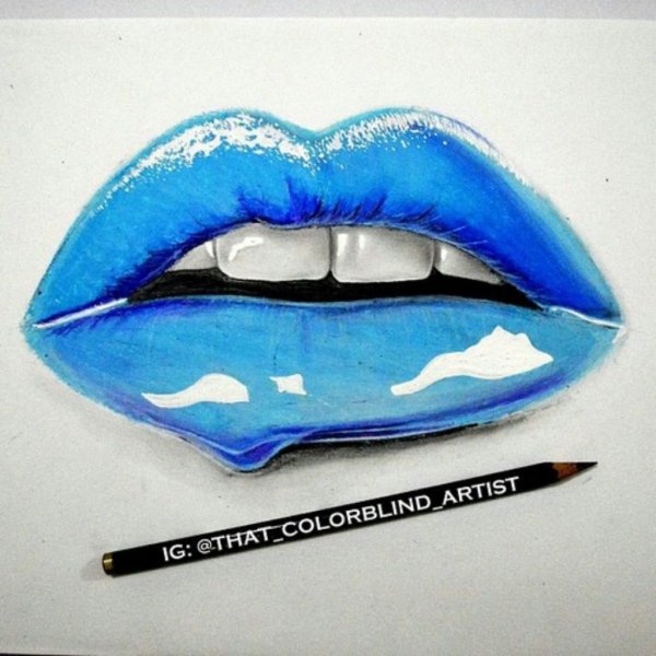 Губы ручкой