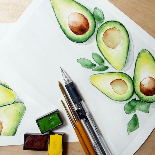 Рисунки маркерами для скетчинга