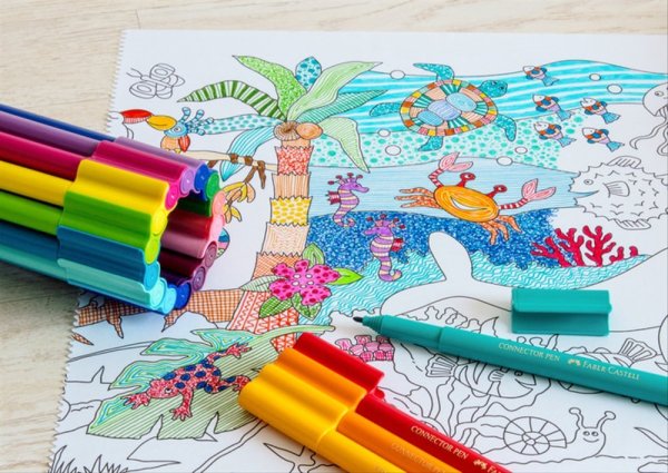 Рисование фломастерами для детей 5 лет