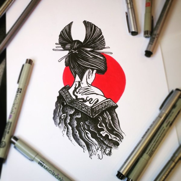 Рисунки фломастерами