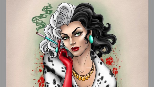 Круэлла Девиль арт