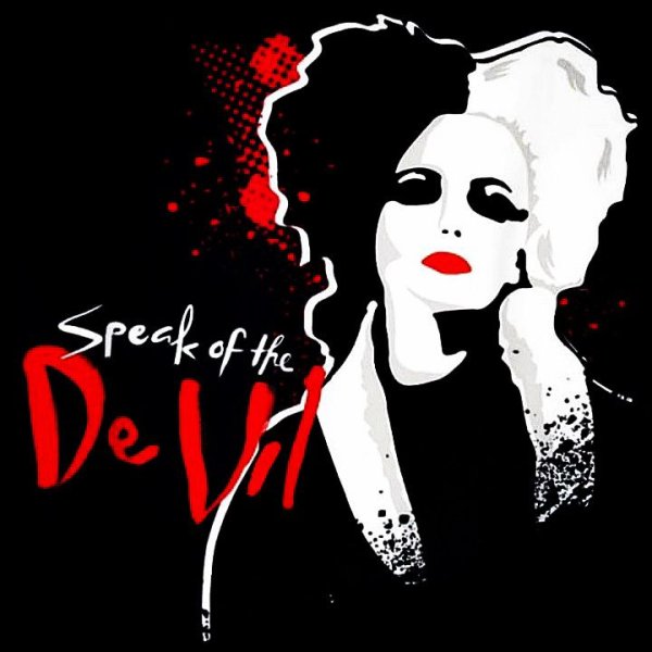 Раскраска Круэлла Эмма Стоун