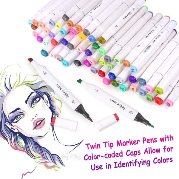 Рисование скетчей маркерами