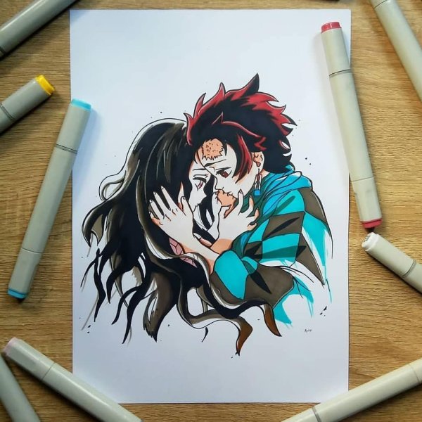 Рисунки на день рождения маркерами