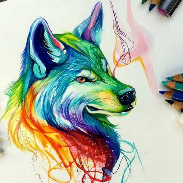 Рисунки маркерами