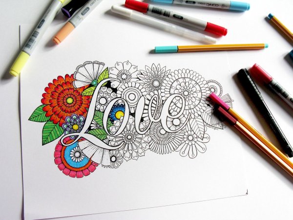 Картины маркерами