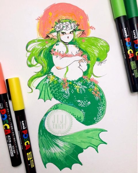 Рисунки фломастерами легкие