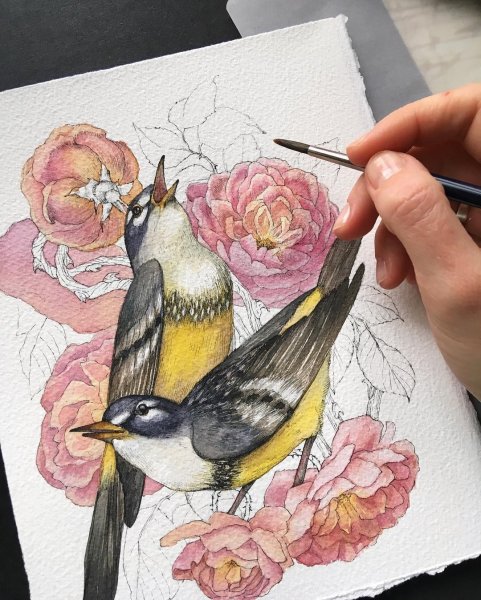 Renne Lera акварель