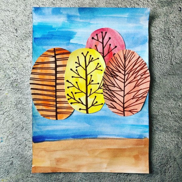 Рисунок поделка осень