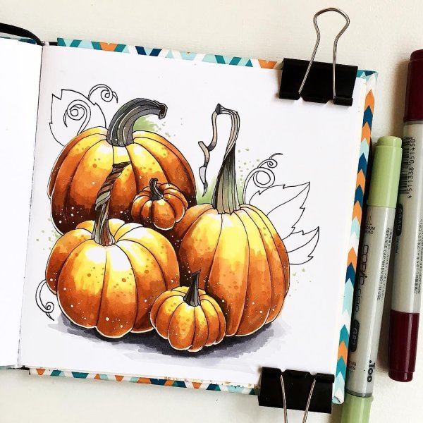 Красивые рисунки для скетчбука