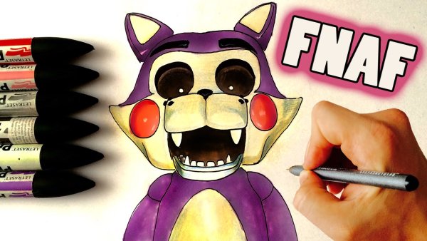 Рисование АНИМАТРОНИКОВ маркерами