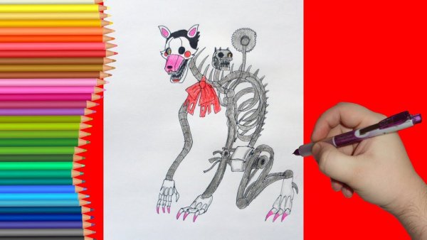 Рисунки ФНАФ фломастерами