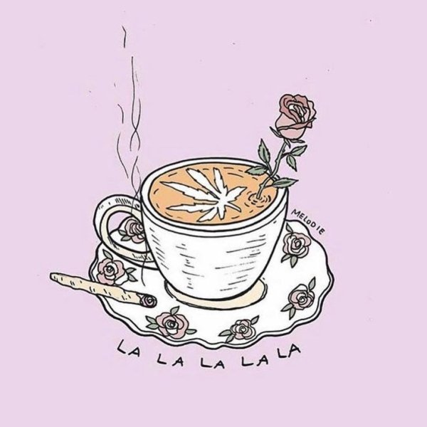 Чашка кофе скетч