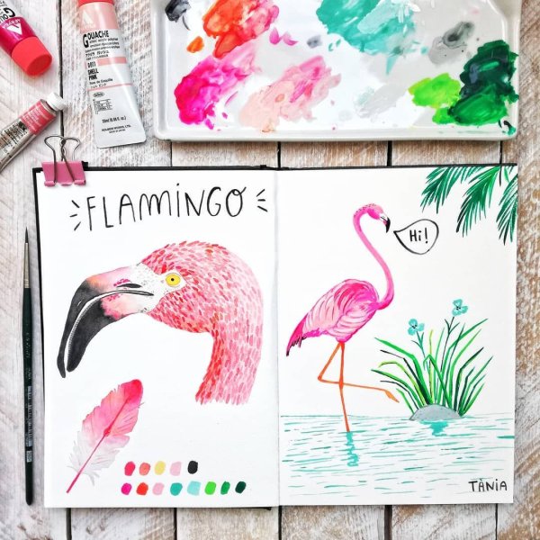 Скетчинг для начинающих маркерами пошагово