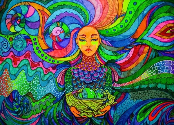 Лёгкие рисунки фломастеромы