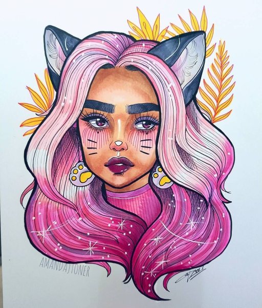 Красивые рисунки фломастерами