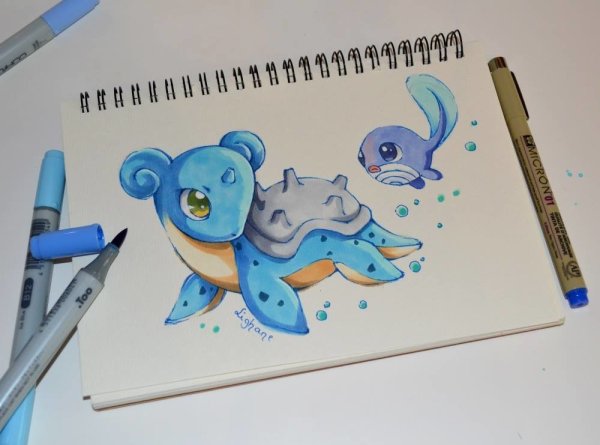 Пикачу для скетчбука