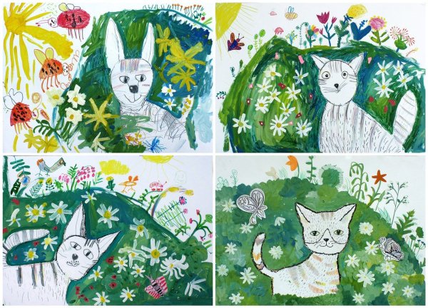 Декоративное рисование птиц