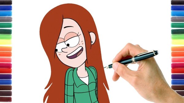 Венди Гравити Фолз для рисования