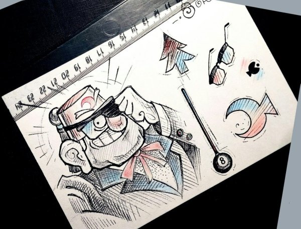 Рисунки для срисовки Гравити