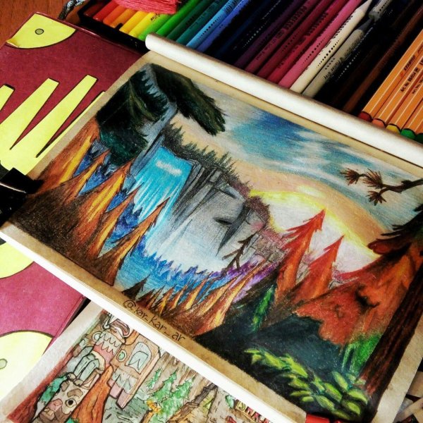 Рисунки маркерами Мейбл