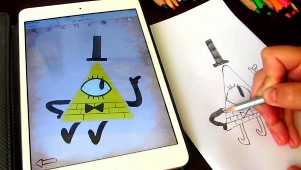 Скетч рисунки маркерами гравитифолс