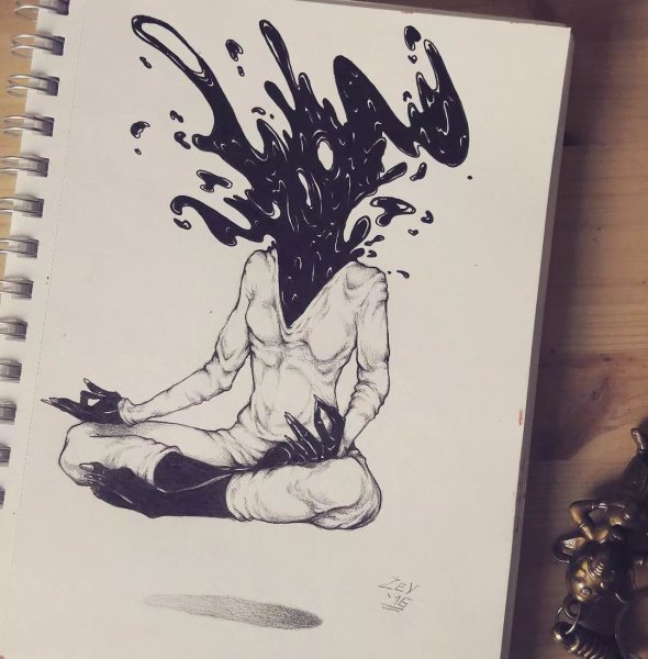 Арты ручкой