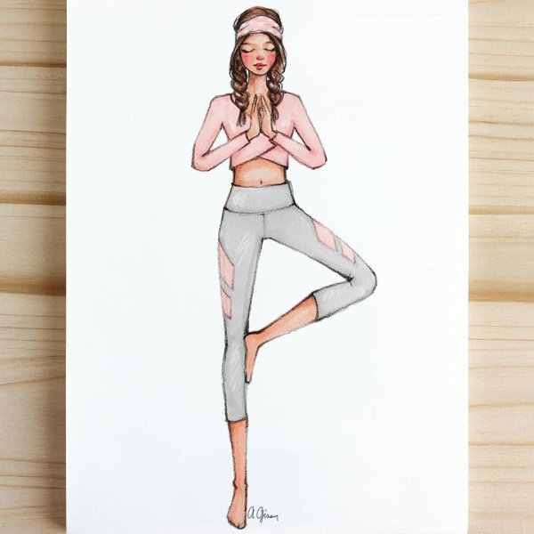 Фэшн скетчи в спортивном стиле