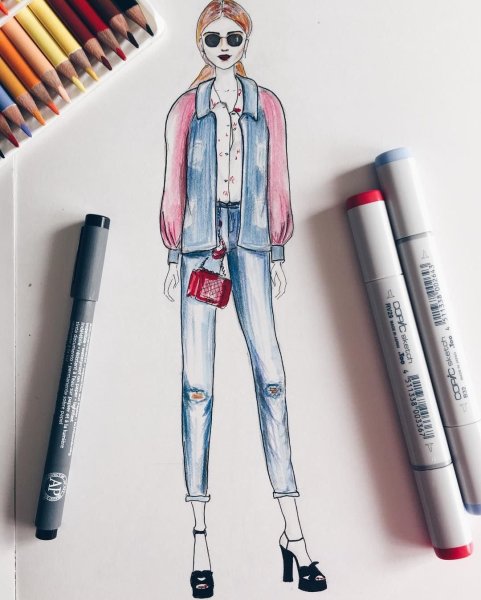 Идеи для рисунков девушек