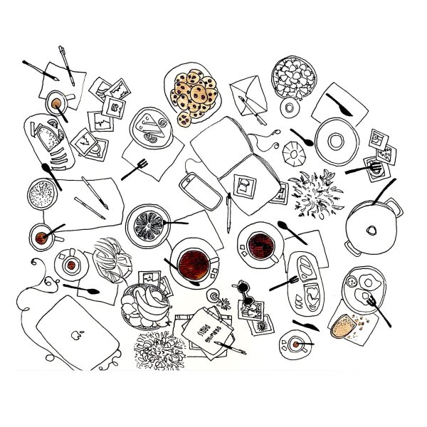 Раскраска милые тортики