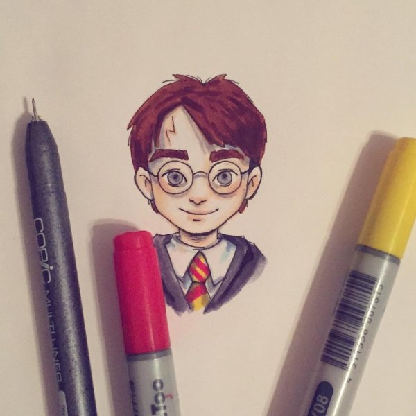 Lera Kiryakova рисунки Гарри