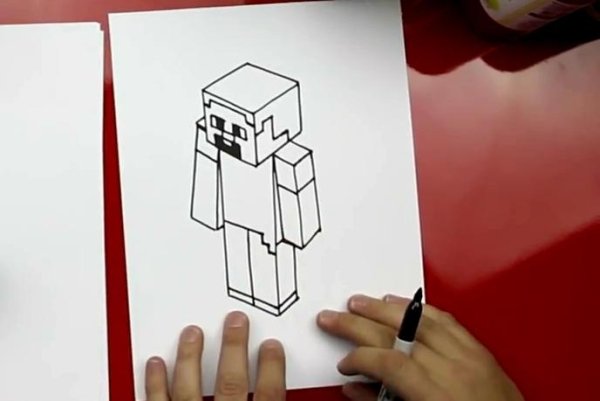 Рисунки майнкрафт для срисовки
