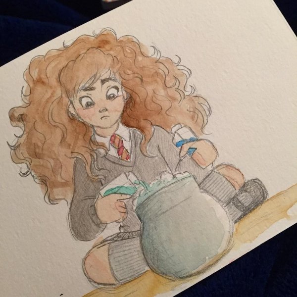 Гермиона Грейнджер маркерами