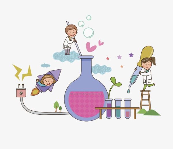 Клипарт опыты и эксперименты