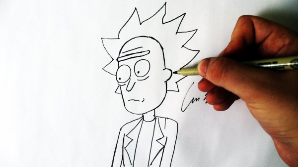 Рисунки оригинальными фломастерами