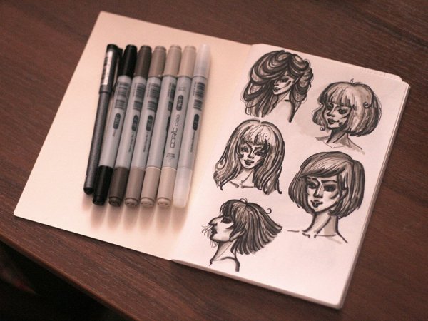 Рисунки маркерами Touch