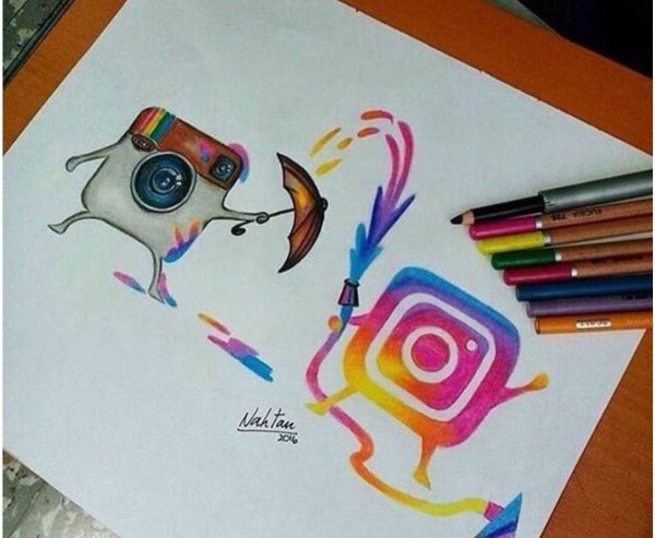 Рисунки для срисовки фломастерами