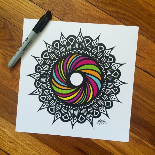 Рисунки фломастерами