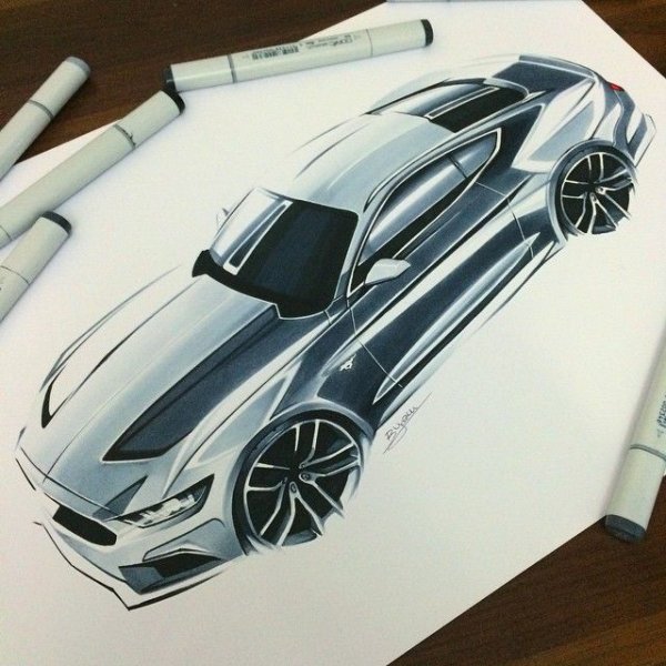 Mini Cooper скетч