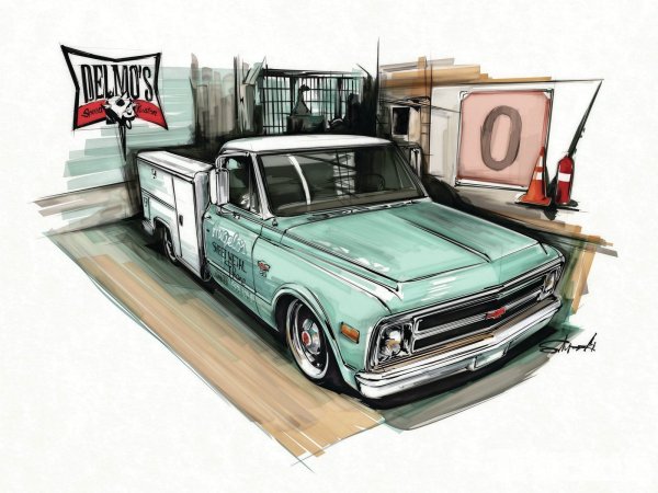 Скетчинг автомобилей